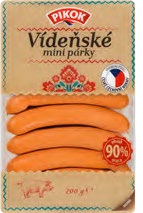 Vídeňské mini párky / párky s goudou