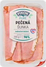 Pečená šunka, krájená, nejvyšší jakost