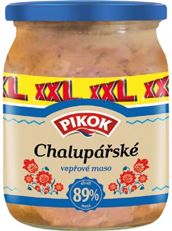 Vepřové maso ve skle, chalupářské / se šunkou