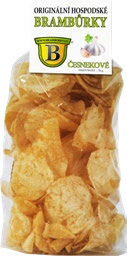 Originální hospodské brambůrky, solené/česnekové